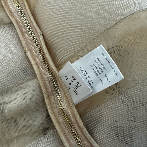 🆕 BRONX & BANCO 🧿 NWOT Jasmine Maraya White Mini Dress - Sz L / US 8 - Picture 14 of 16